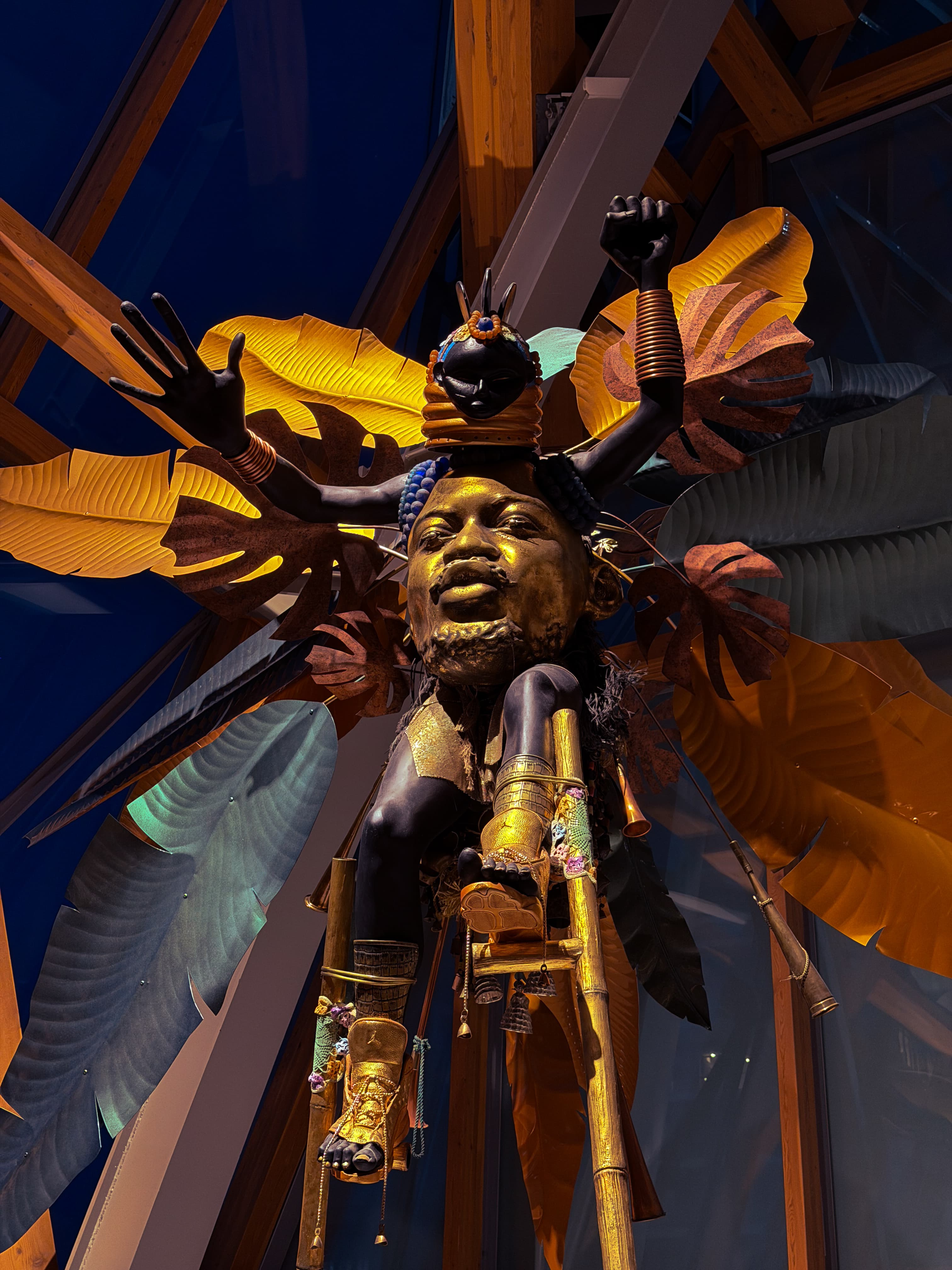 Moko Jumbie, 2021. By Zak Ové